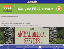 Tablet Screenshot of animalmedicalservicesnv.com